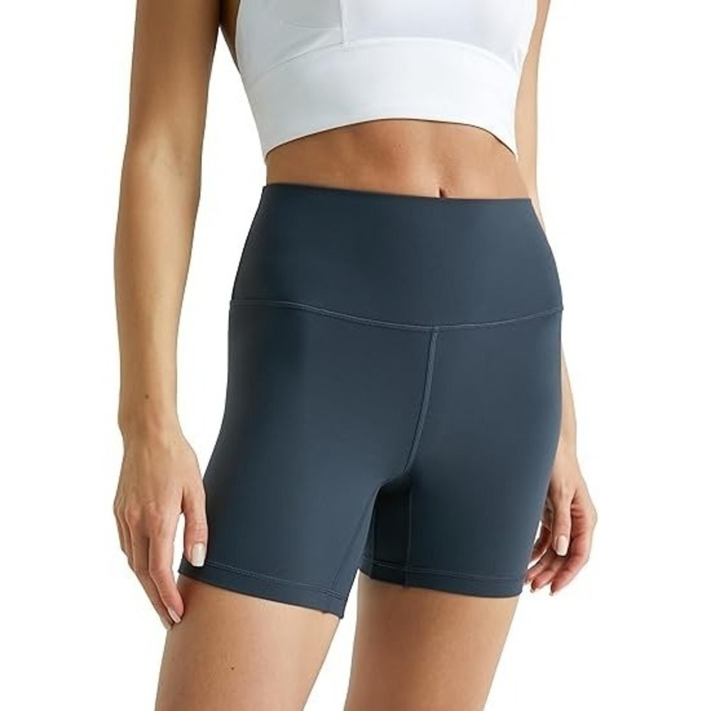 NWT Colorfulkoala Women's Dreamlux High Waisted Yoga Shorts 6" Inseam Size XS